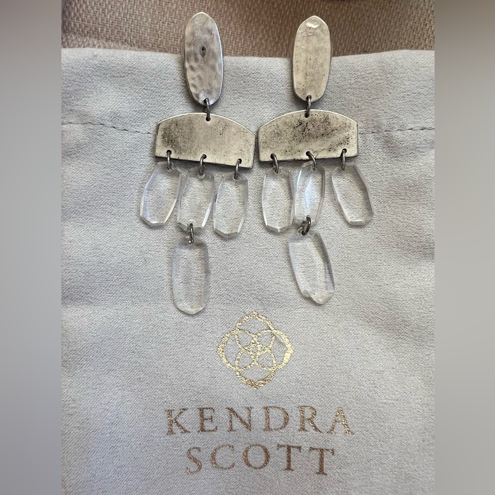 Kendra Scott Silver Earrings